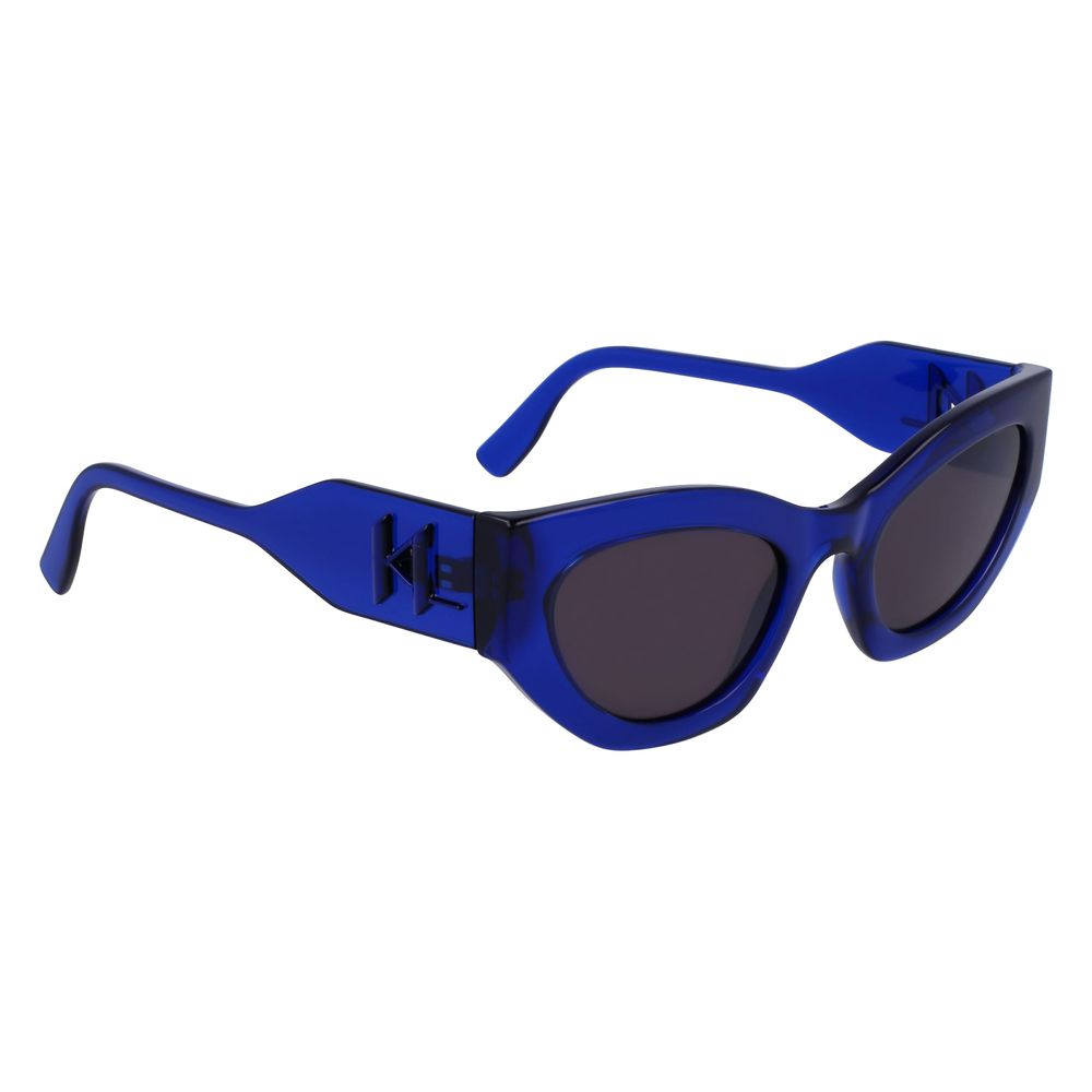 Lunettes de soleil injectées bleues Karl Lagerfeld