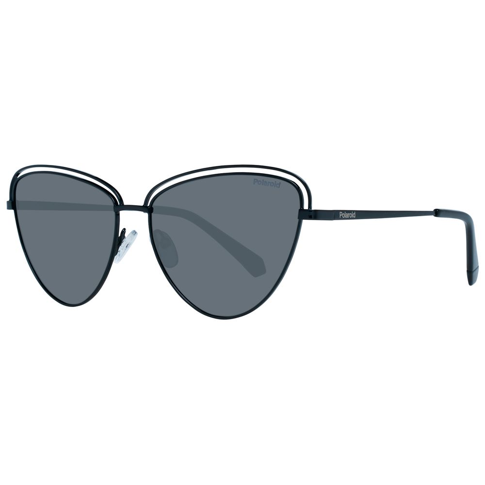 Lunettes de soleil Polaroid en métal noir