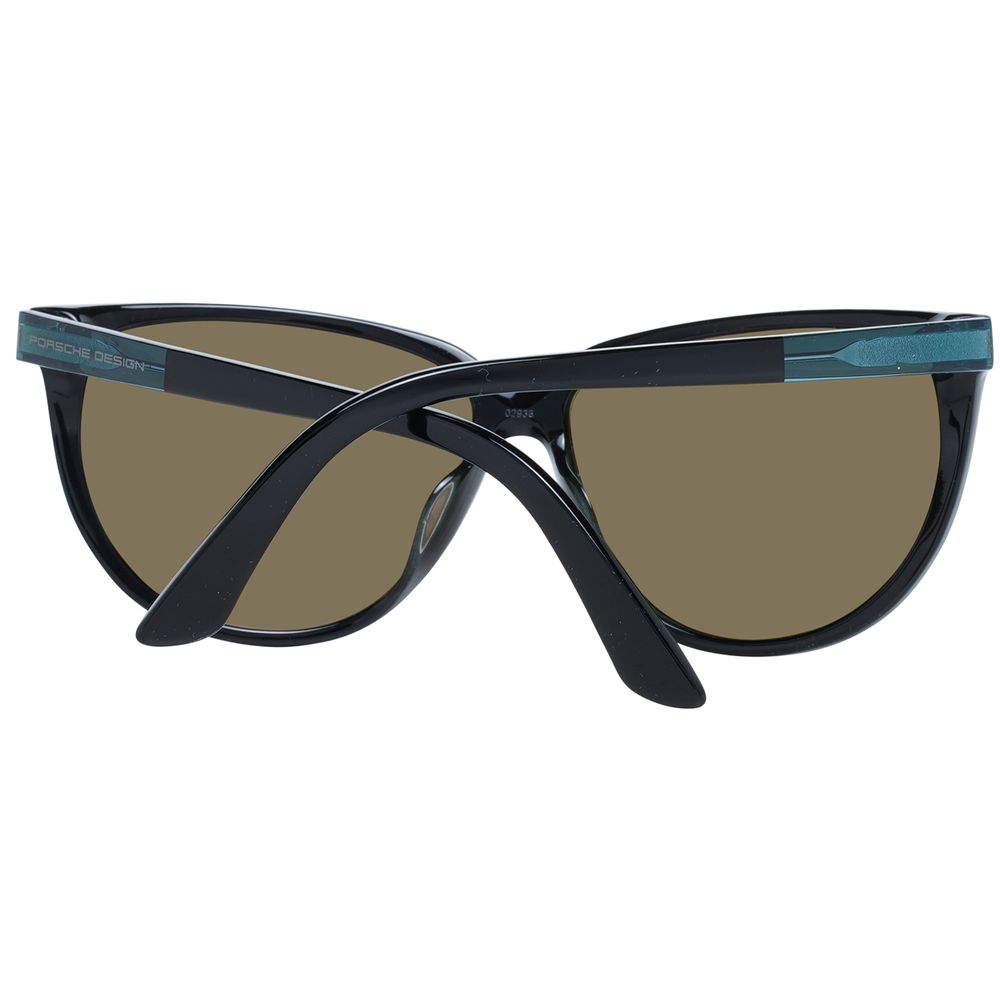 Lunettes de soleil Porsche Design en acétate noir