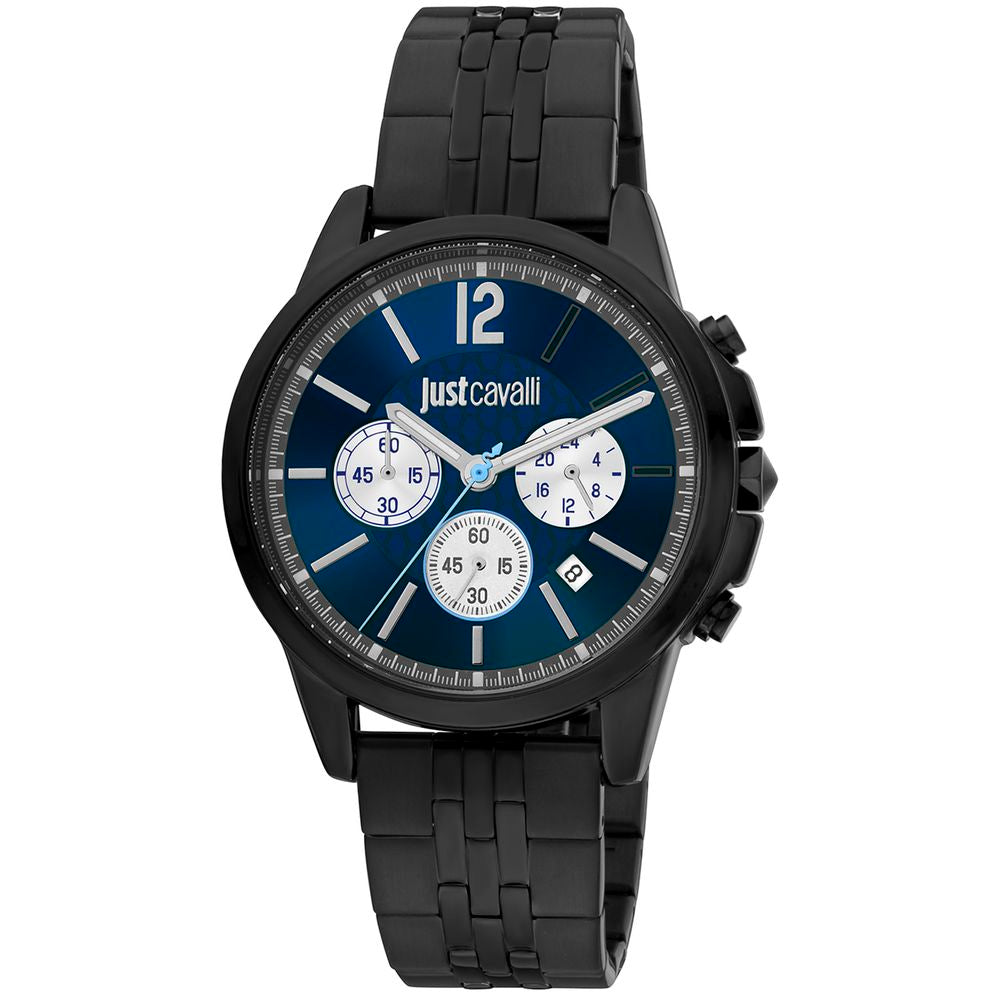 Montre habillée Just Cavalli en acier inoxydable noir