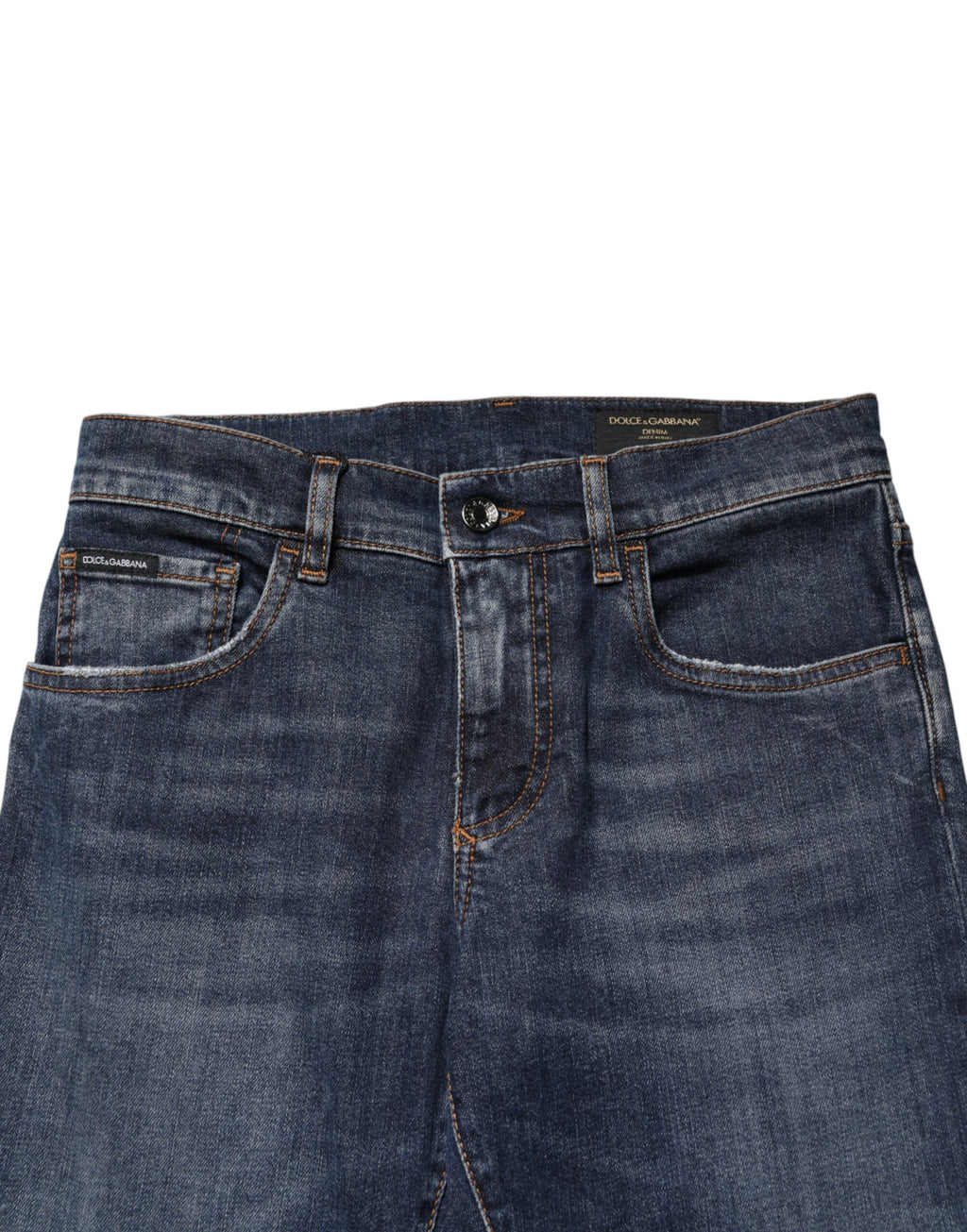 Jean slim en jean stretch en coton bleu Dolce & Gabbana pour homme