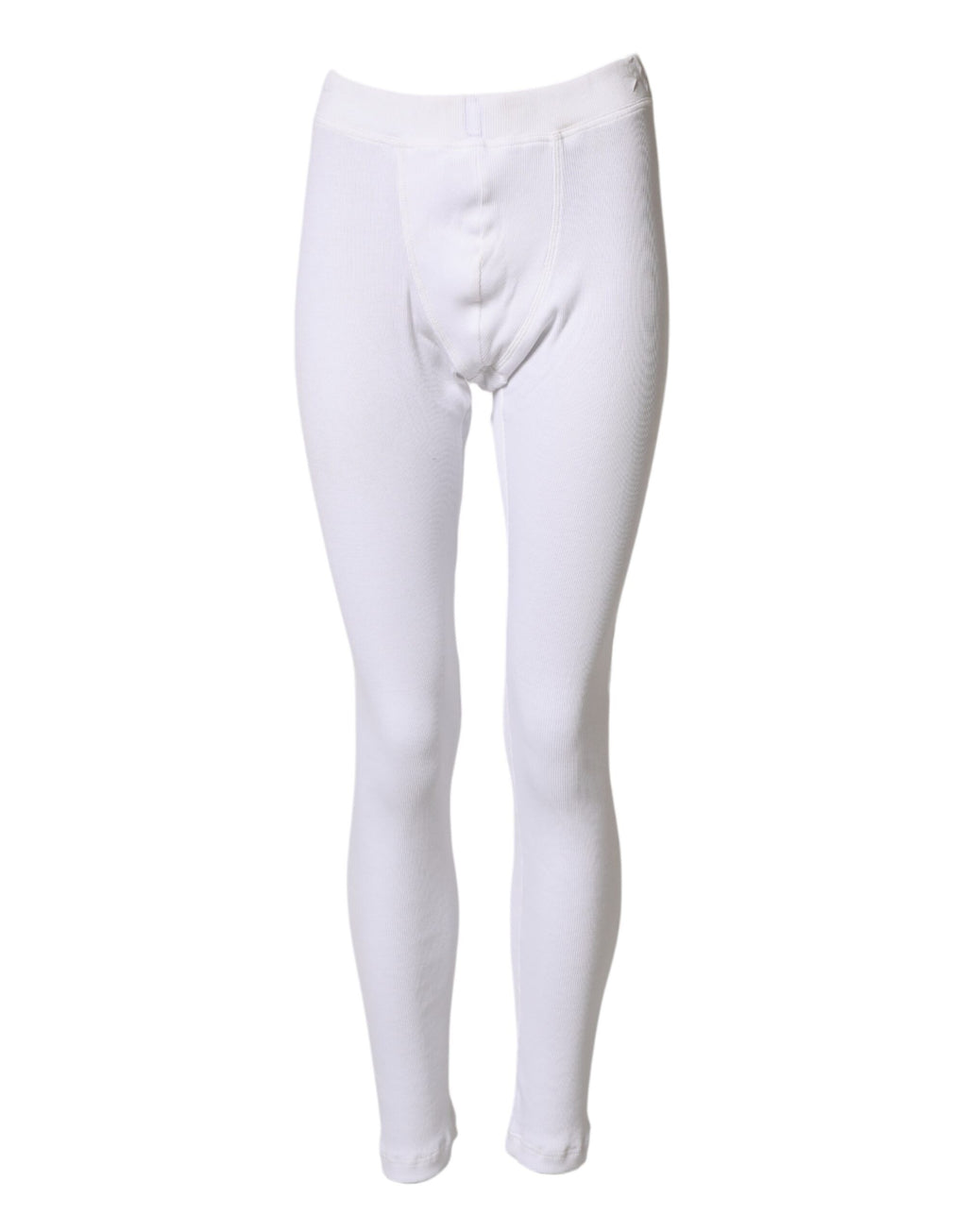 Dolce & Gabbana Legging mi-taille en coton blanc