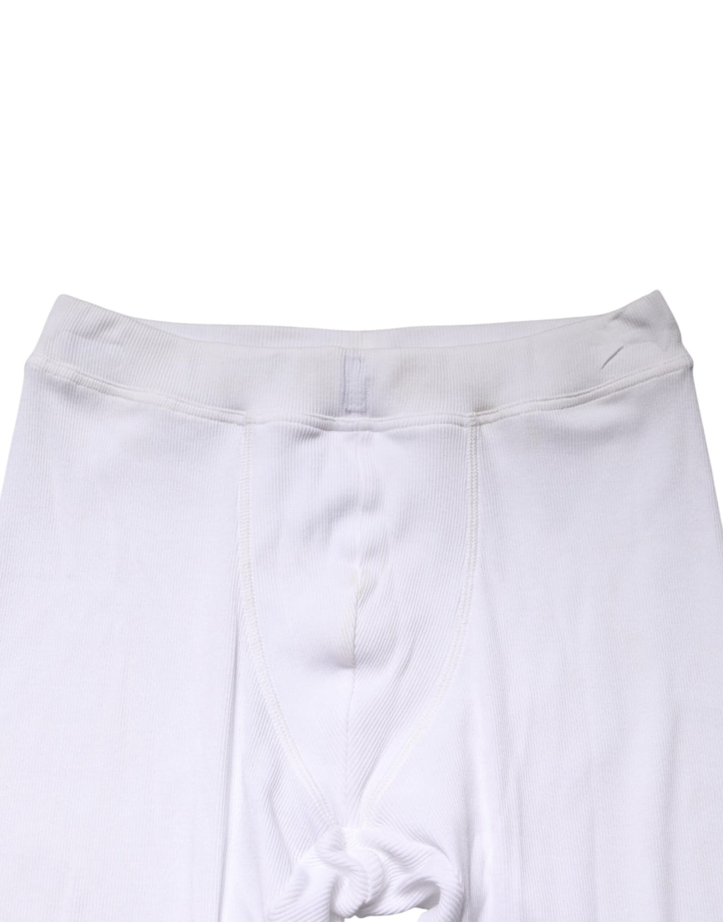 Dolce & Gabbana Legging mi-taille en coton blanc
