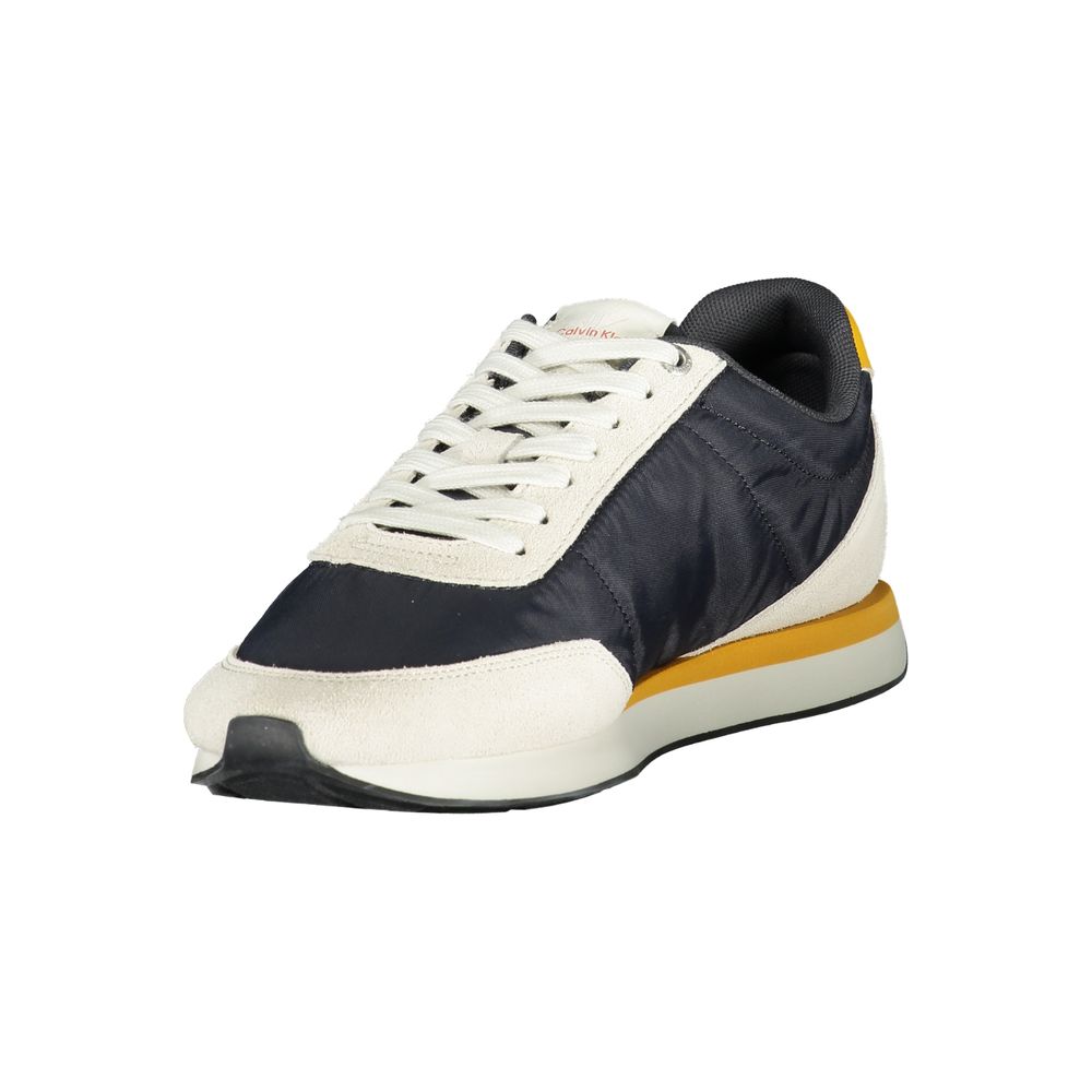 Baskets Calvin Klein bleues pour homme en polyester recyclé