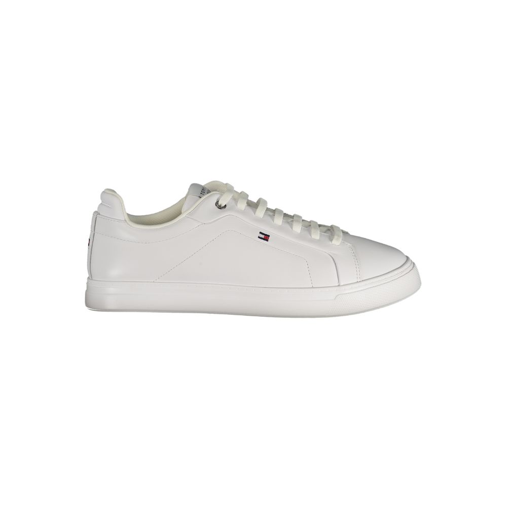 Tommy Hilfiger Baskets homme en polyuréthane blanc