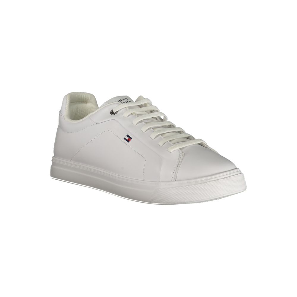 Tommy Hilfiger Baskets homme en polyuréthane blanc