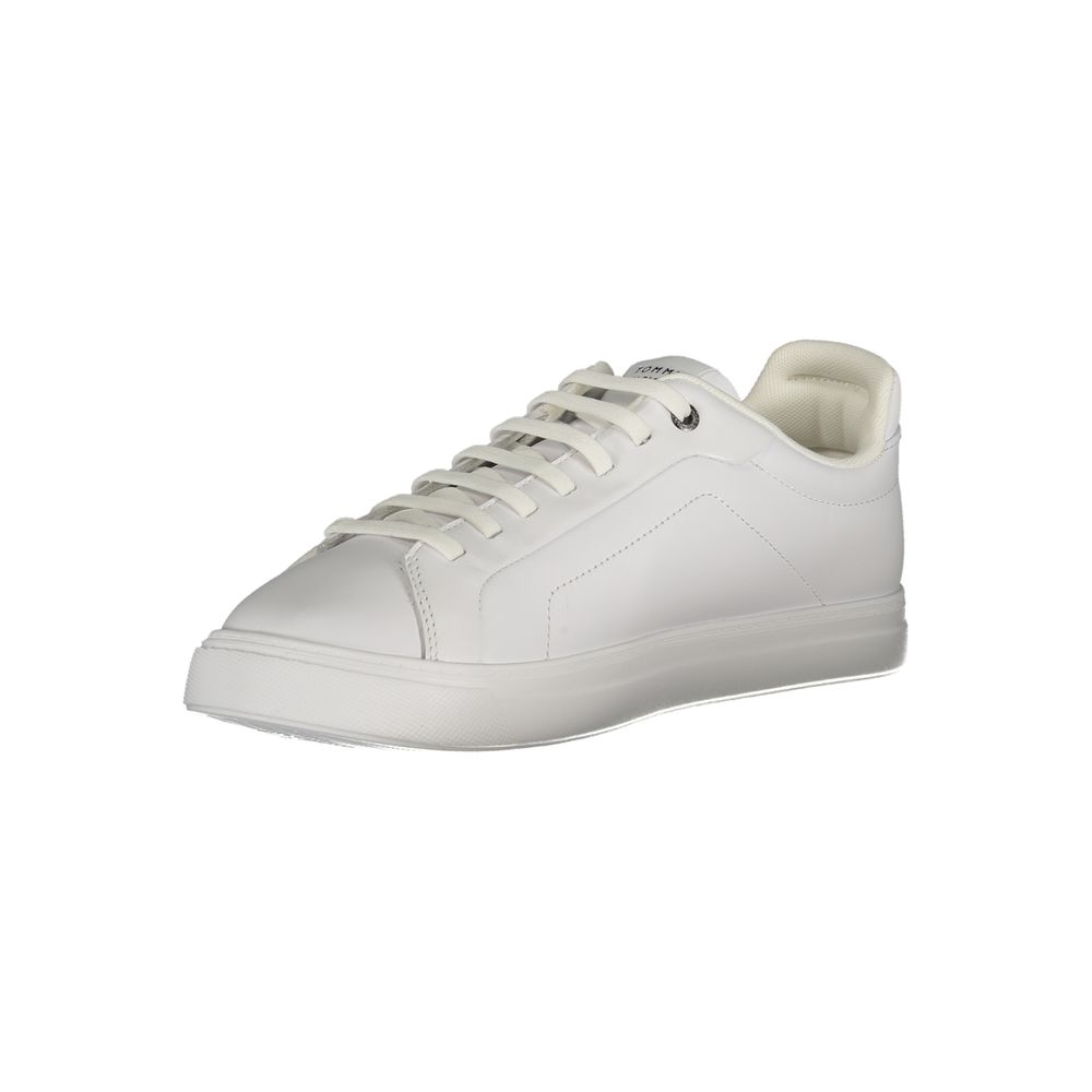 Tommy Hilfiger Baskets homme en polyuréthane blanc