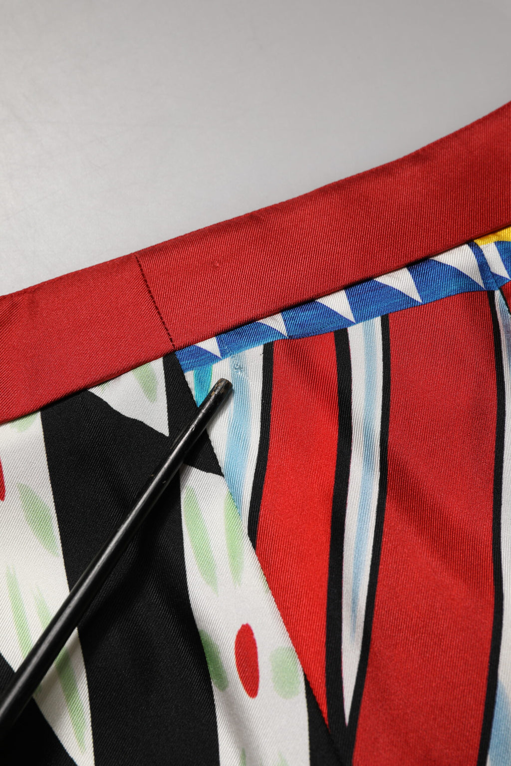 Pantalon droit Dolce & Gabbana motif carretto multicolore
