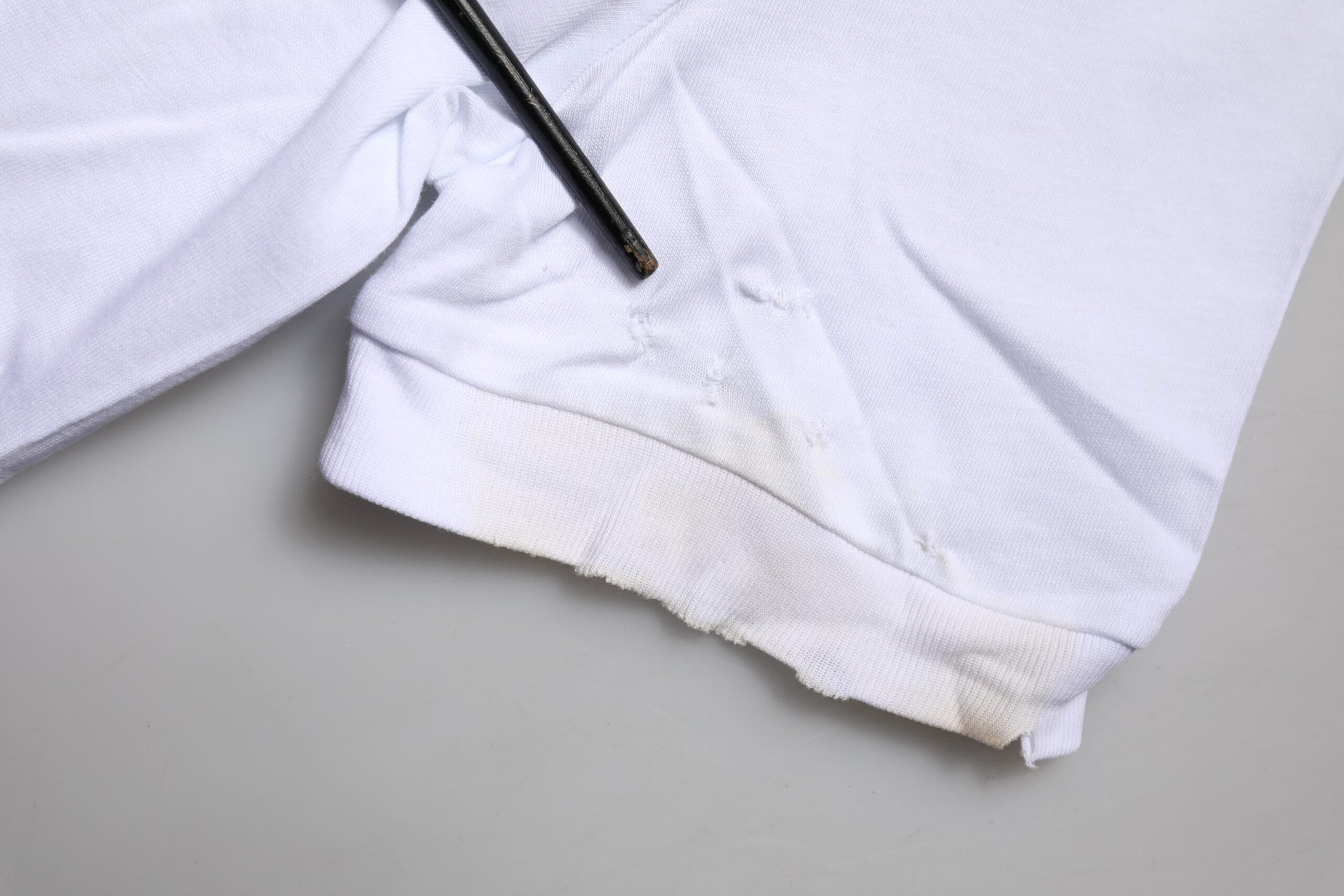 T-shirt Dolce & Gabbana blanc col rond manches courtes logo DG