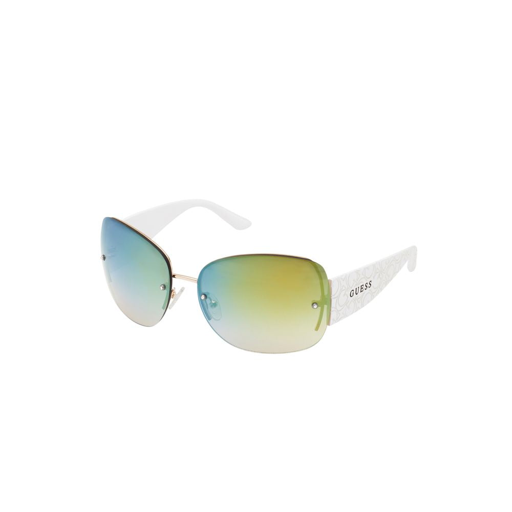 Lunettes de soleil Guess en métal doré