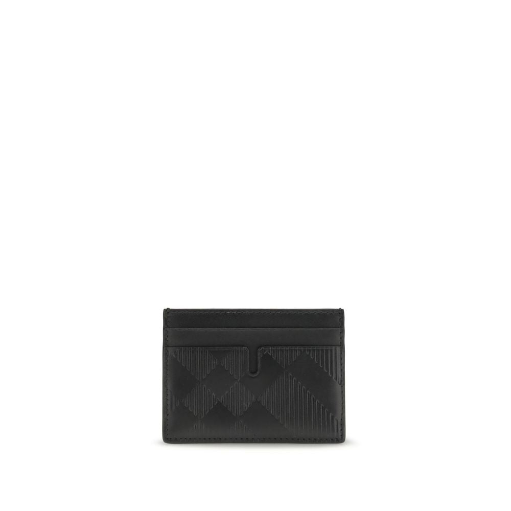Portefeuille Burberry en cuir de veau noir Bos Taurus