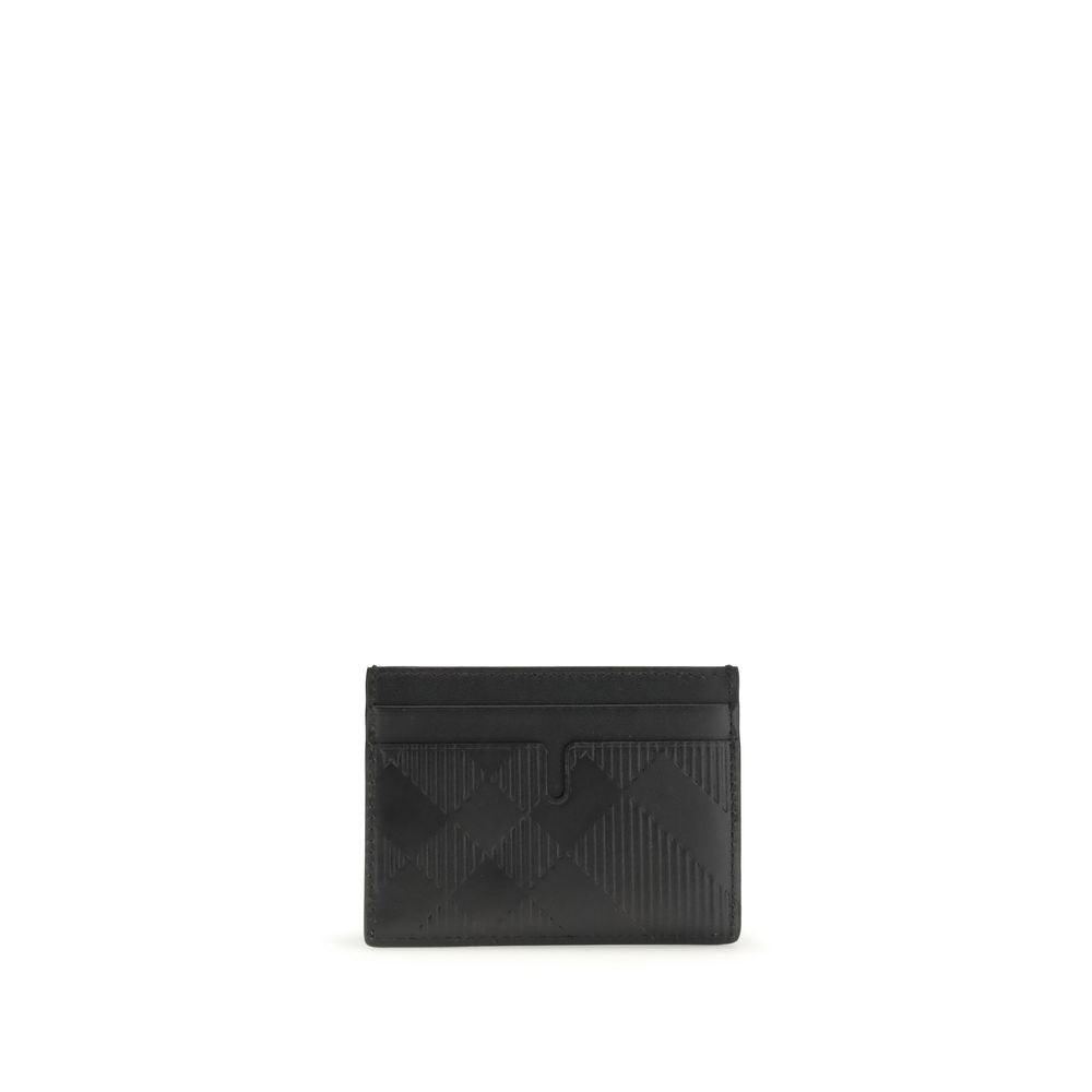 Portefeuille Burberry en cuir de veau noir Bos Taurus
