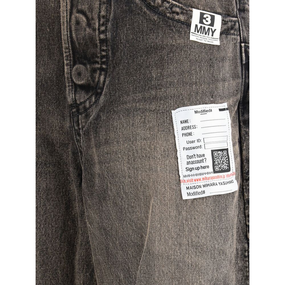 Maison Mihara Yasuhiro Jean en denim de coton noir