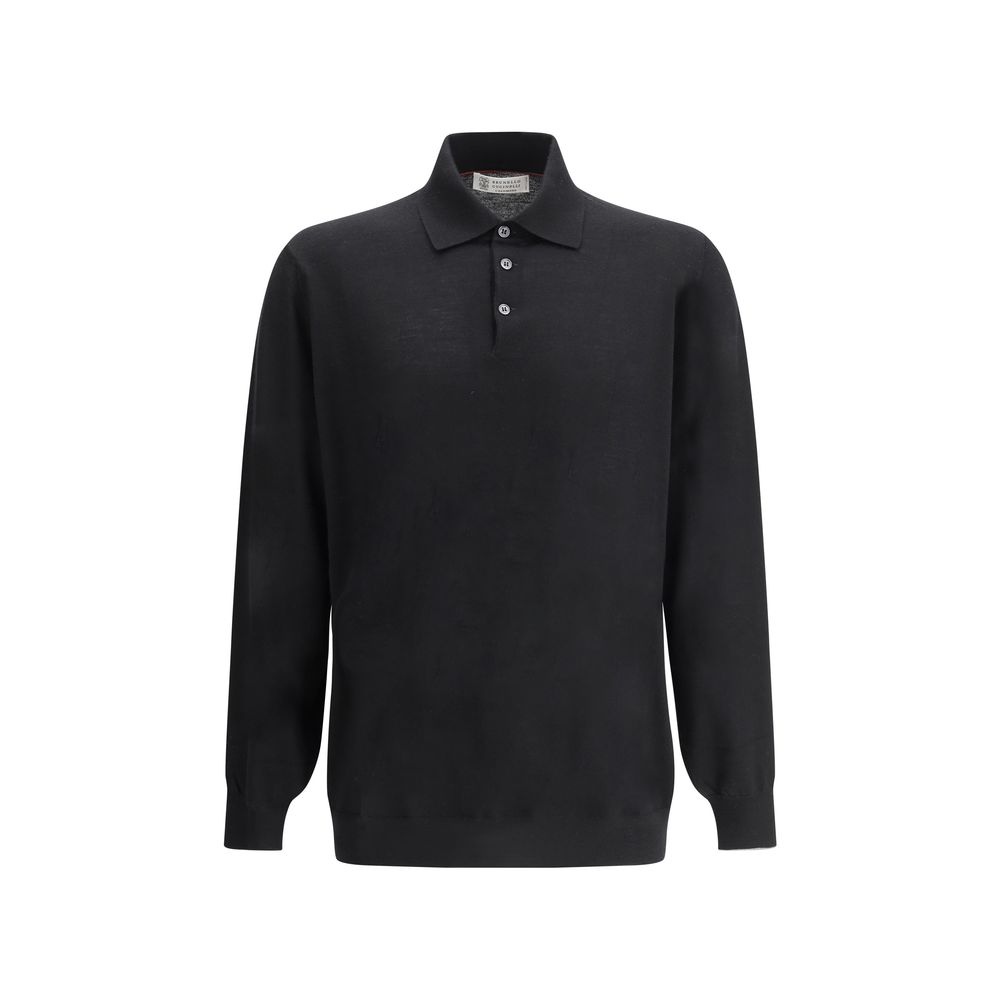Chemise habillée Brunello Cucinelli en cachemire noir
