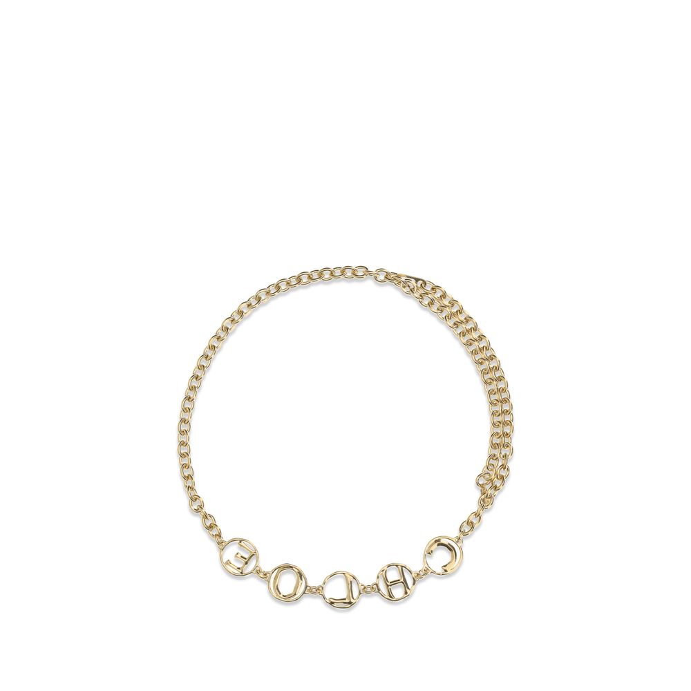 Ceinture taille haute Chloé Black en laiton