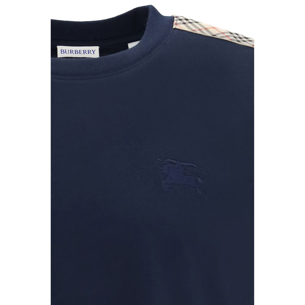 T-shirt Burberry bleu en coton