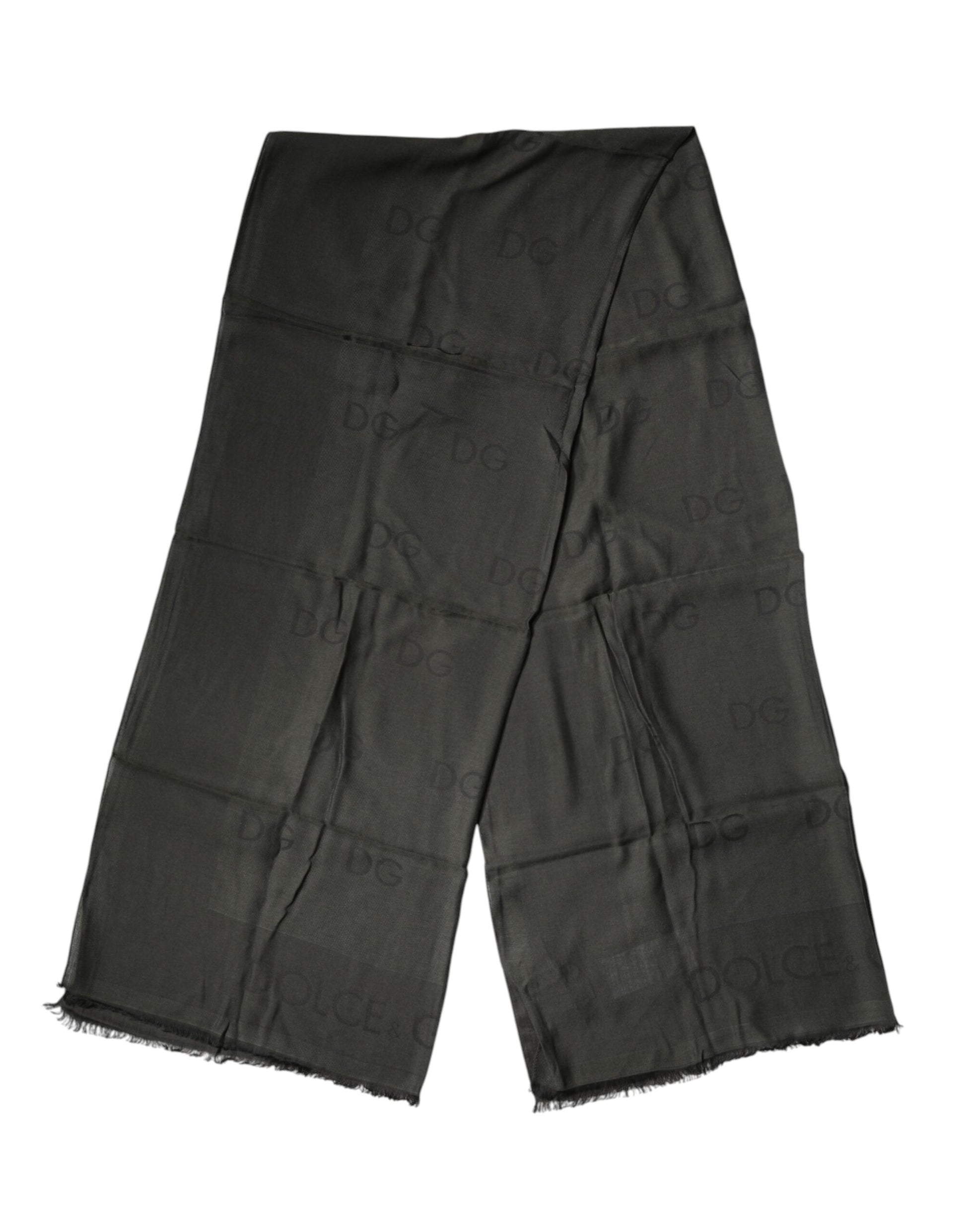 Écharpe Tour de Cou Homme Dolce & Gabbana en Modal Noir
