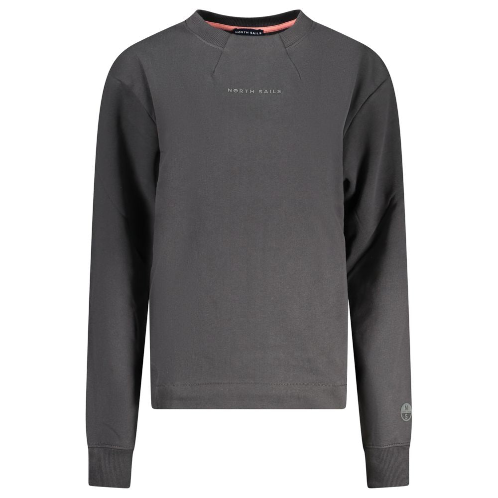 Sweat-shirt femme North Sails en coton noir