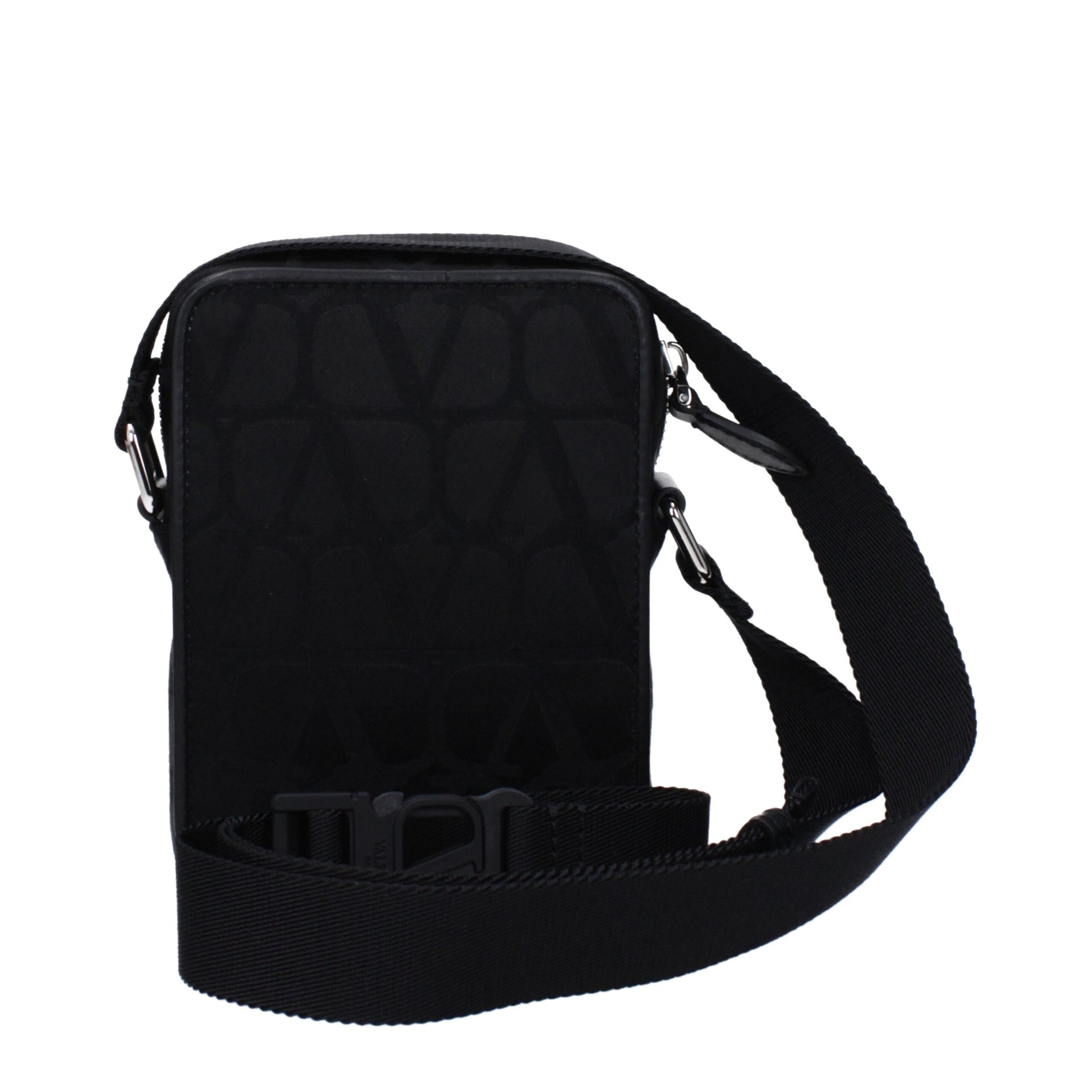 Valentino Garavani Black Fabric Crossbody Bag