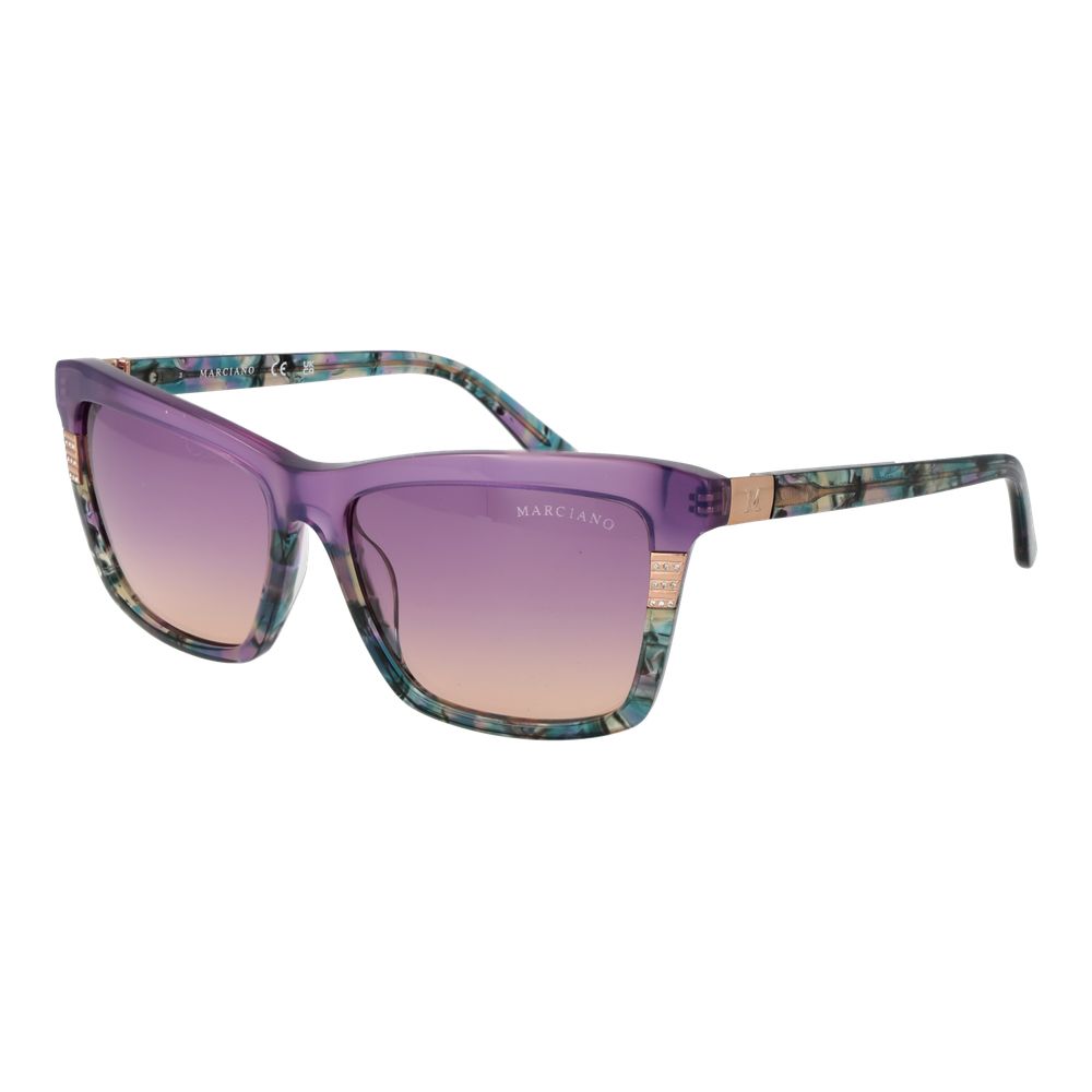 Lunettes de soleil Marciano by Guess en acétate violet