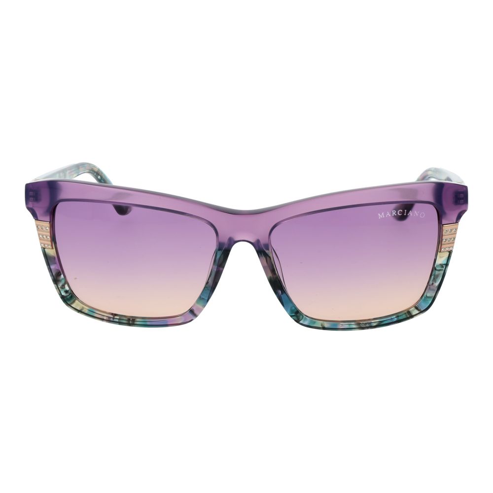 Lunettes de soleil Marciano by Guess en acétate violet