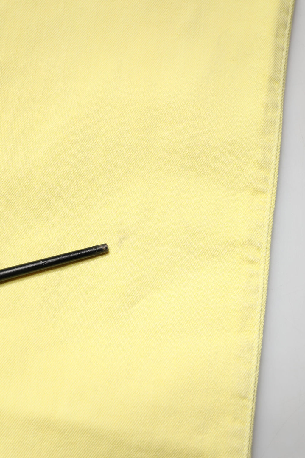 Jeckerson Yellow Mid Waist Straight Fit Men Denim Trouser Jeans