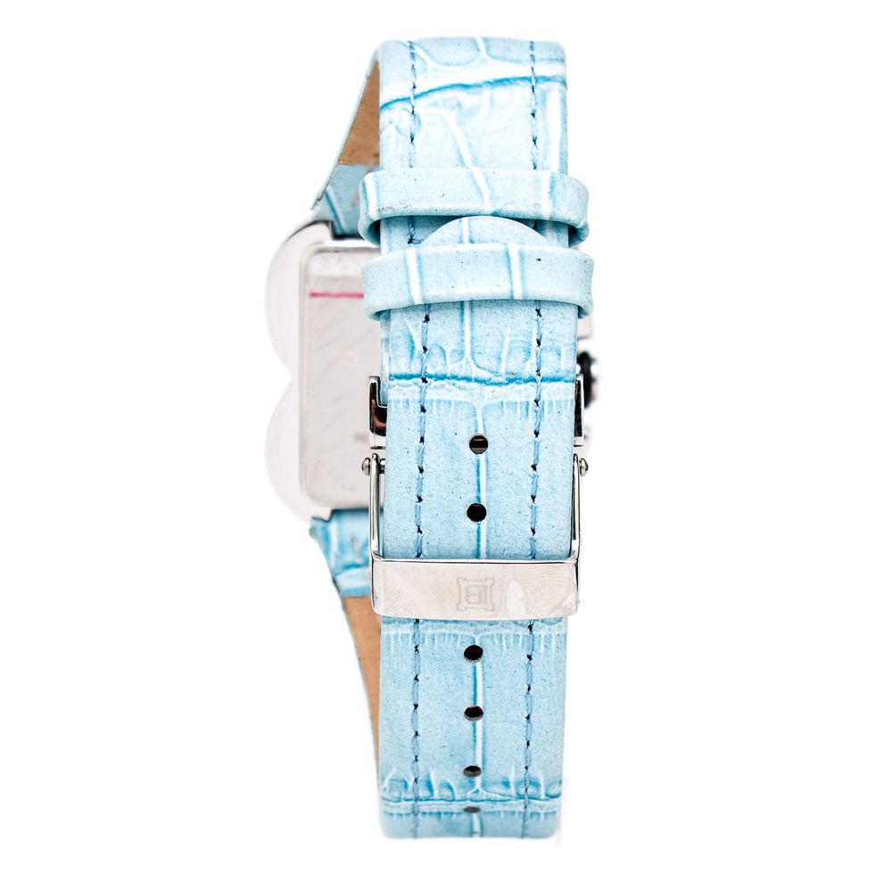 Montre Laura Biagiotti en cuir bleu