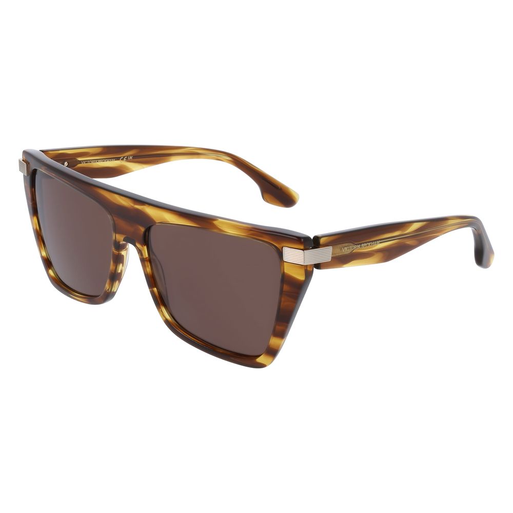 Lunettes de soleil Victoria Beckham en acétate marron
