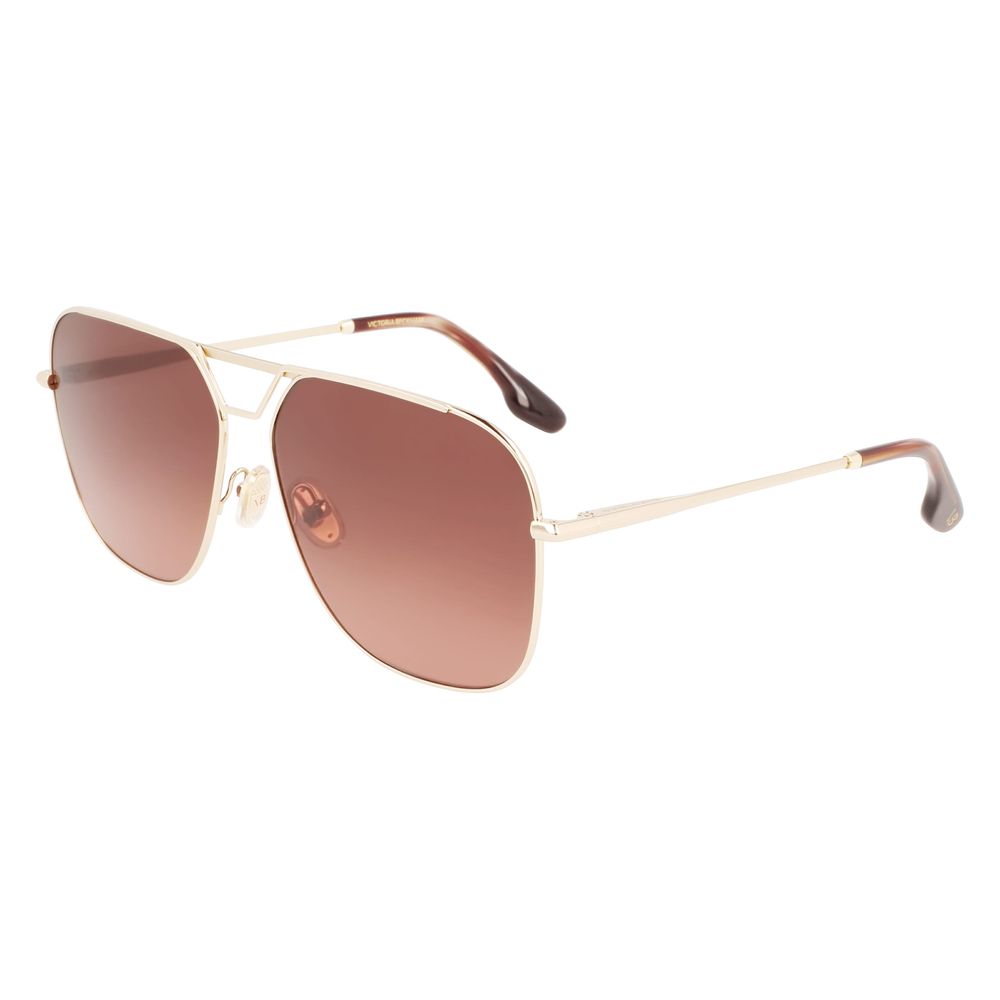 Lunettes de soleil Victoria Beckham en métal doré