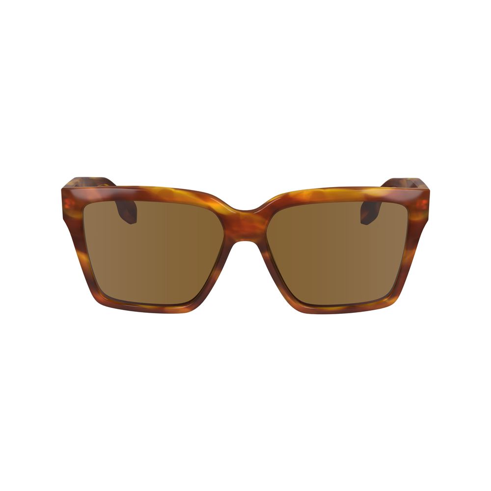 Lunettes de soleil Victoria Beckham en acétate marron