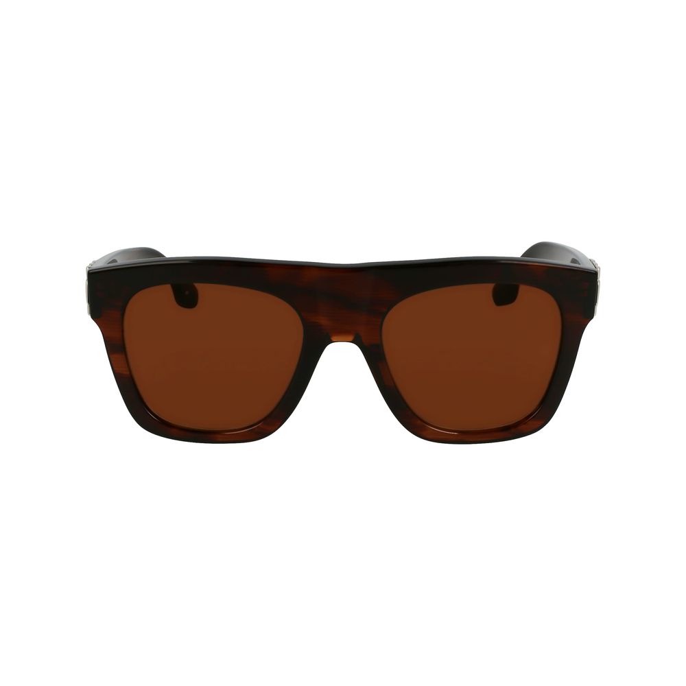Lunettes de soleil Victoria Beckham en acétate marron