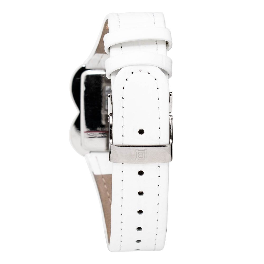 Montre Laura Biagiotti en cuir blanc