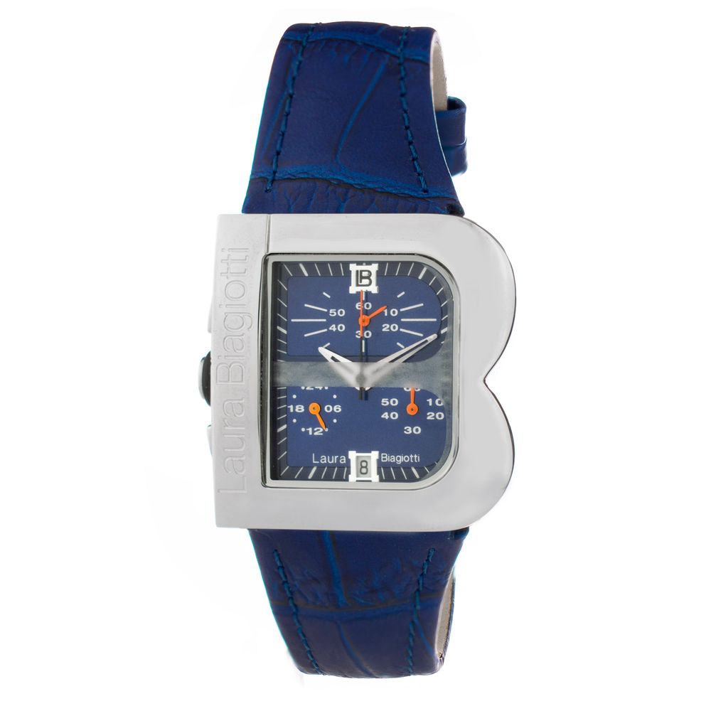 Montre bracelet en cuir violet Laura Biagiotti