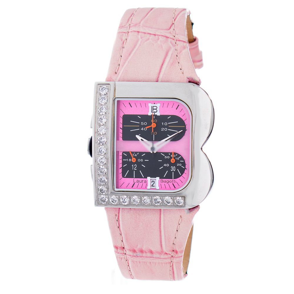 Montre Laura Biagiotti en cuir multicolore