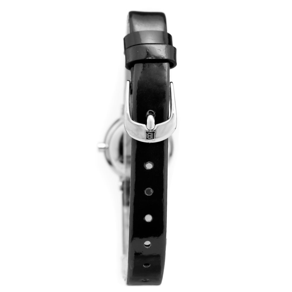 Montre Laura Biagiotti en cuir noir