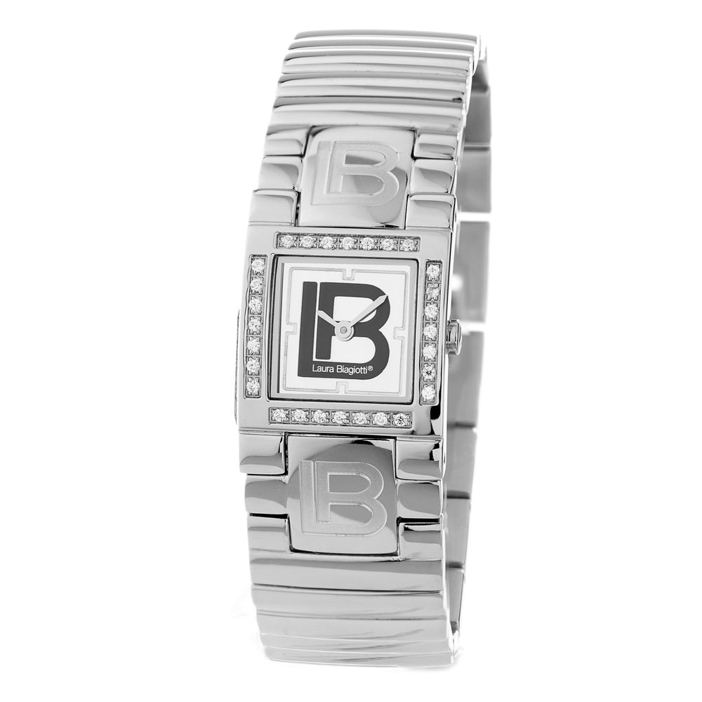 Montre Laura Biagiotti en acier inoxydable argenté avec bracelet