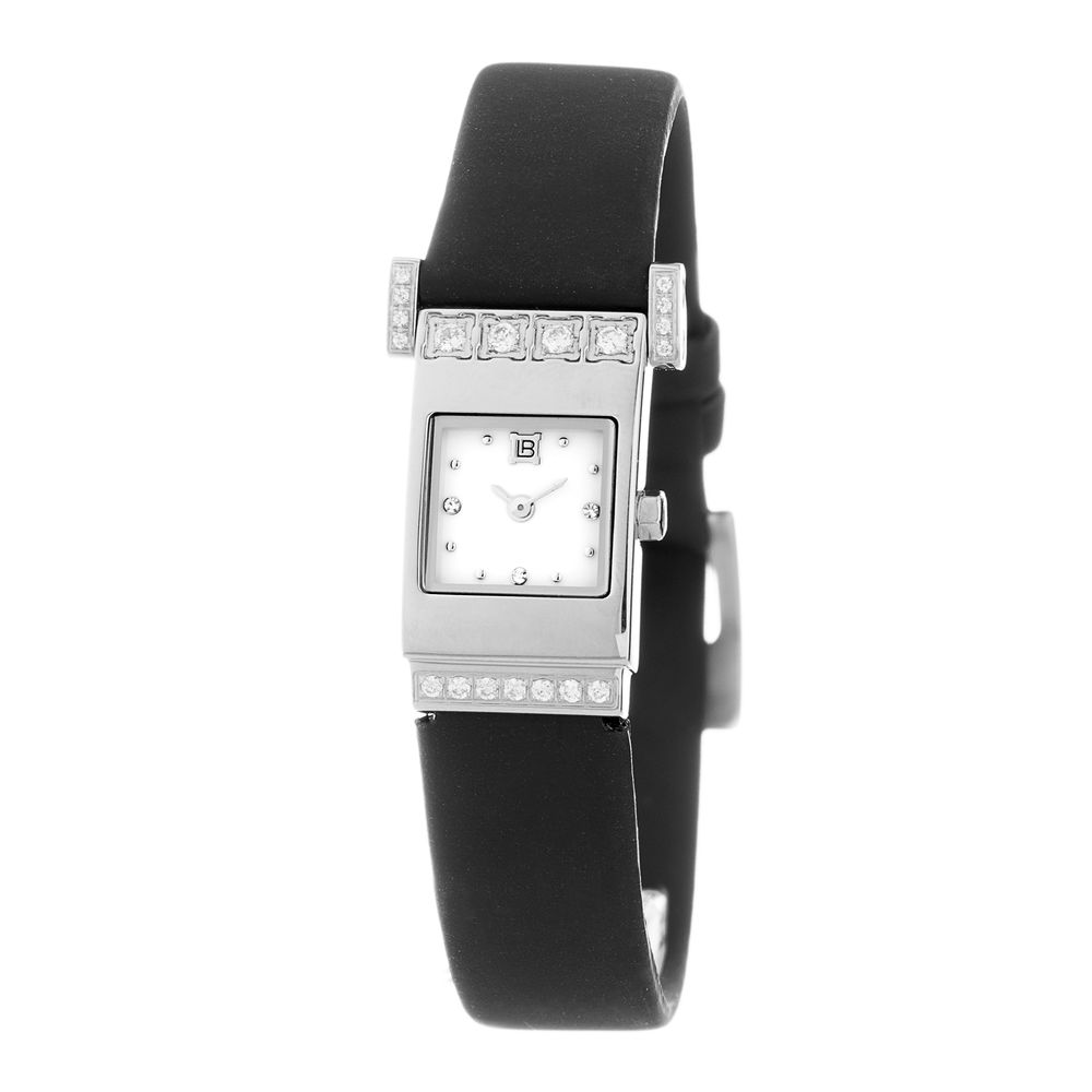 Montre Laura Biagiotti avec bracelet en caoutchouc noir