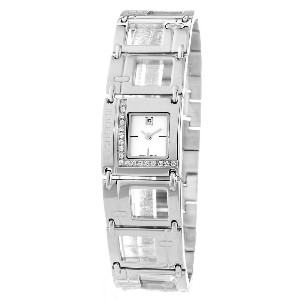Montre-bracelet Laura Biagiotti en acier inoxydable argenté