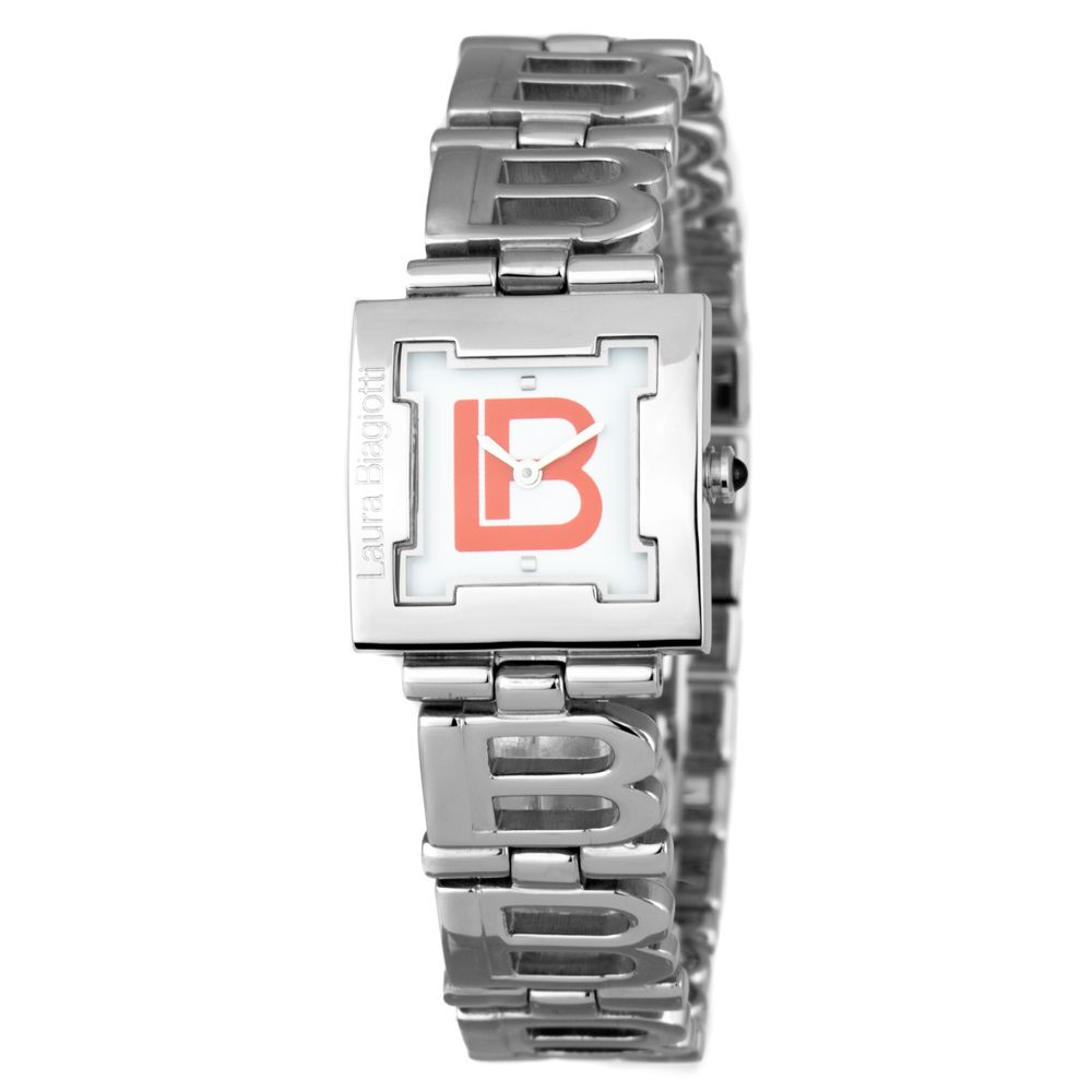 Montre Laura Biagiotti en acier inoxydable argenté avec bracelet