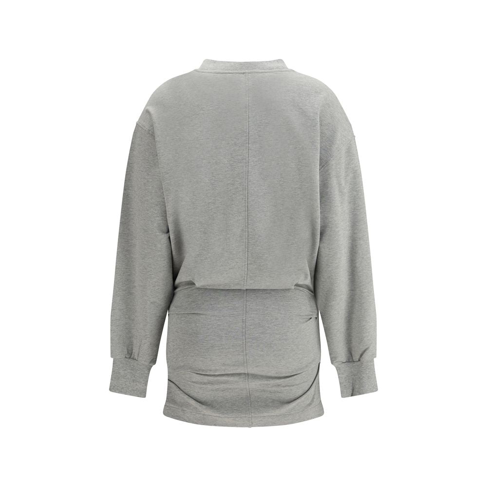 La robe décontractée The Attico en coton gris