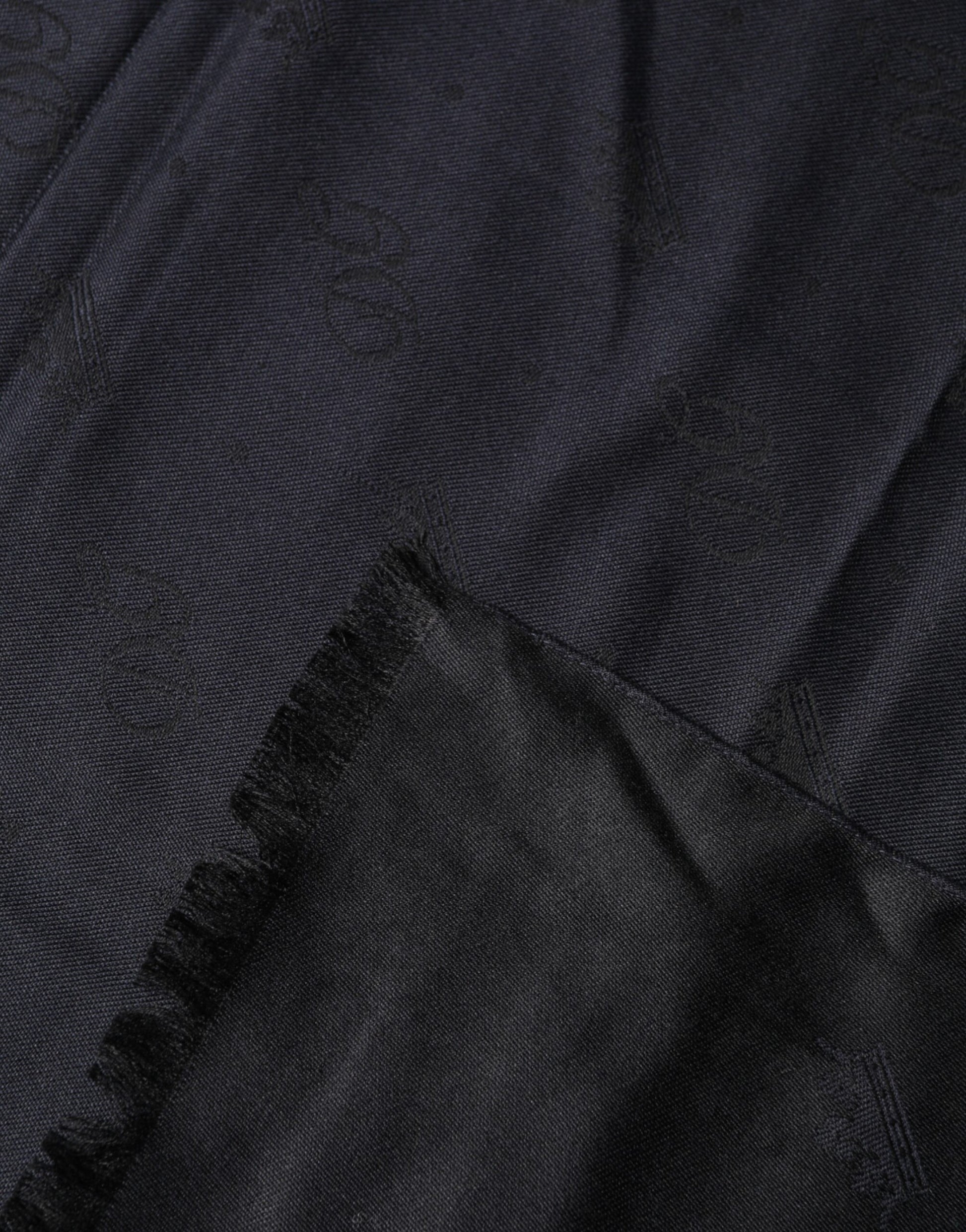 Dolce & Gabbana Black Lace Stole Silk NeckWrap Shawl Scarf