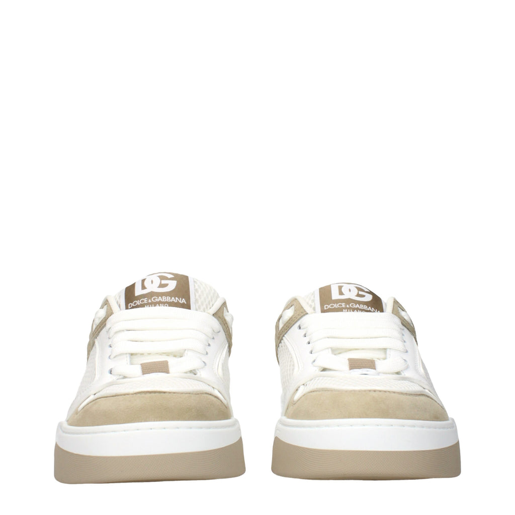 Baskets basses Dolce & Gabbana en tissu blanc