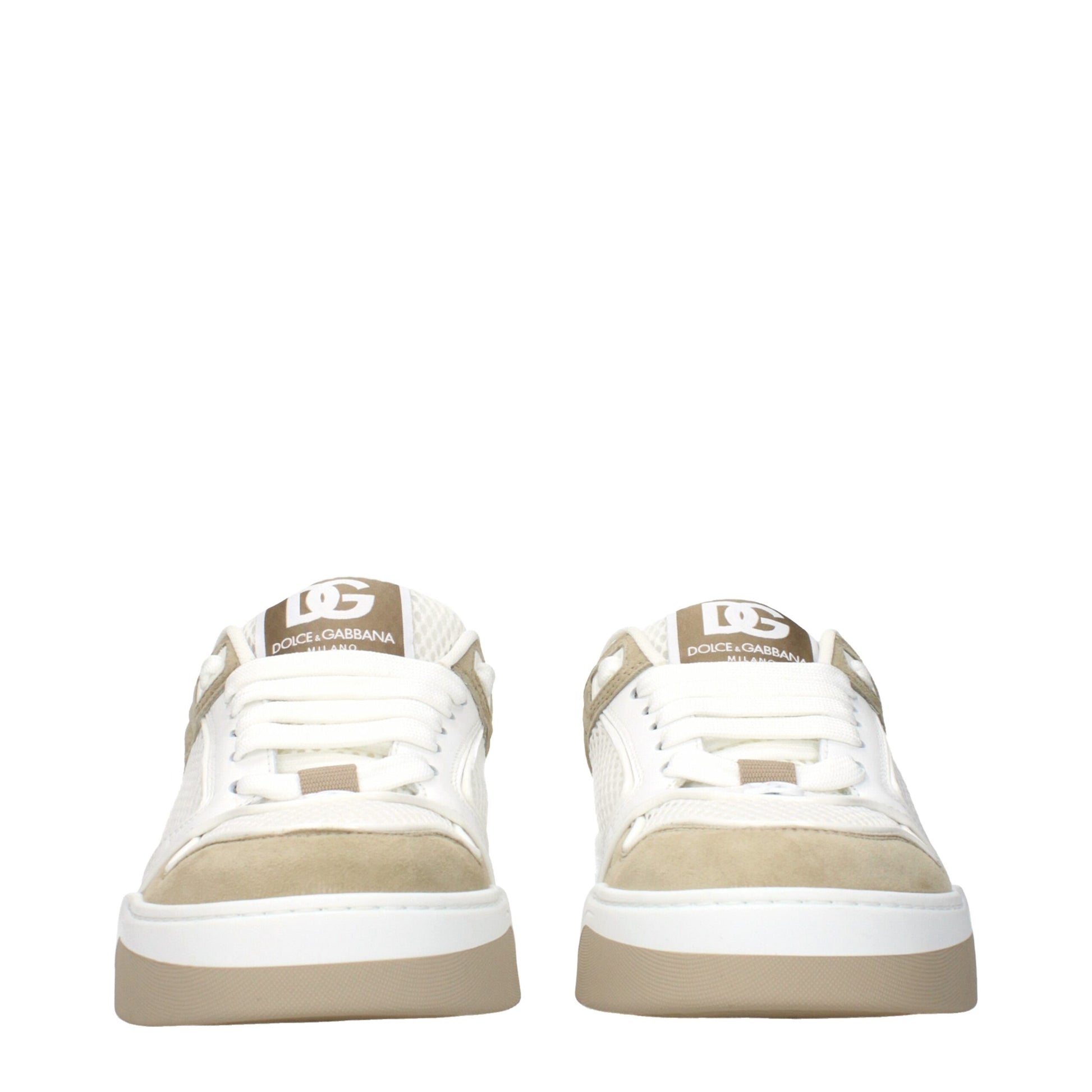 Baskets basses Dolce & Gabbana en tissu blanc