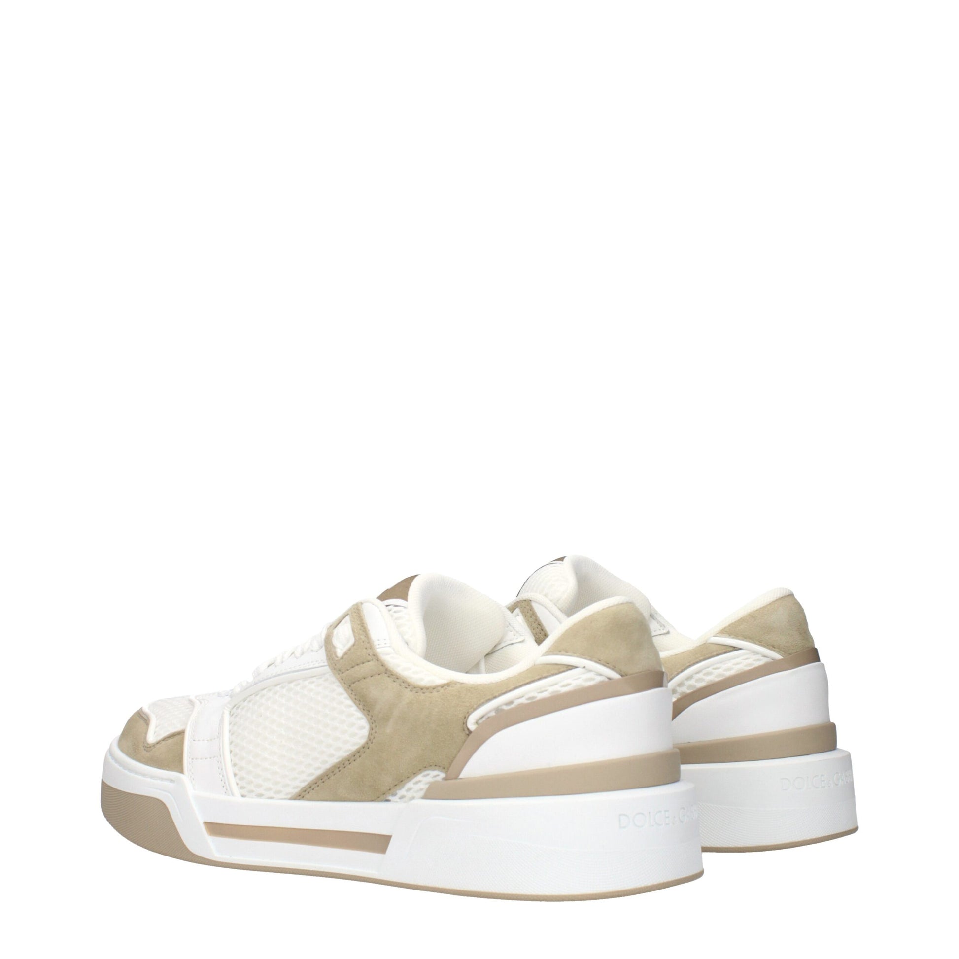 Baskets basses Dolce & Gabbana en tissu blanc