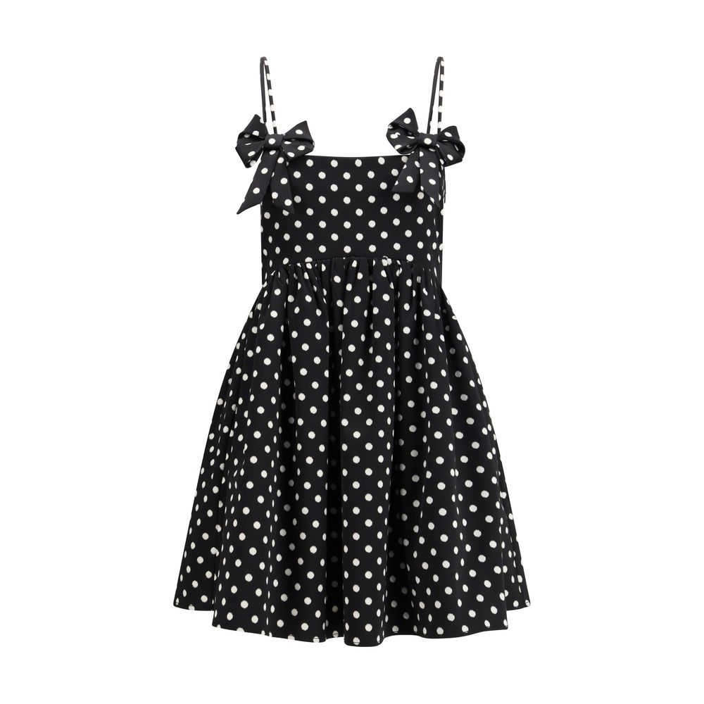 Robe décontractée Ganni noire en polyester recyclé