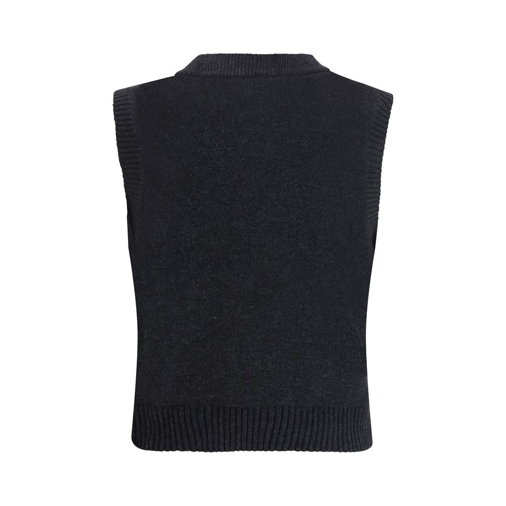 Ganni Pull en laine noire