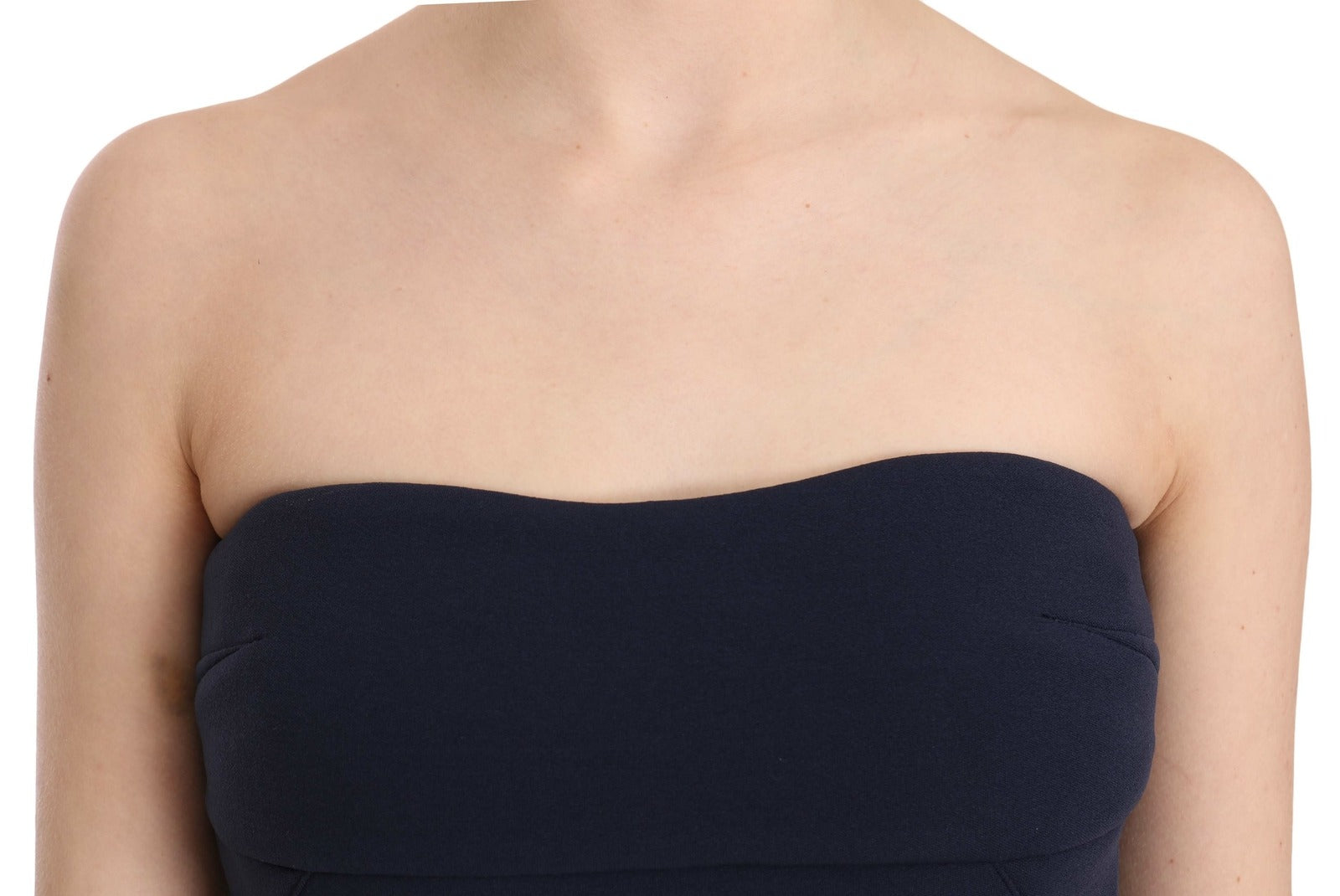 Haut bustier sans bretelles à fermeture éclair au dos Costume National