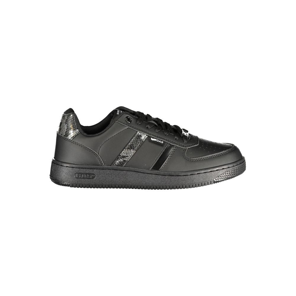 Baskets Femme Polyuréthane Noir Gas