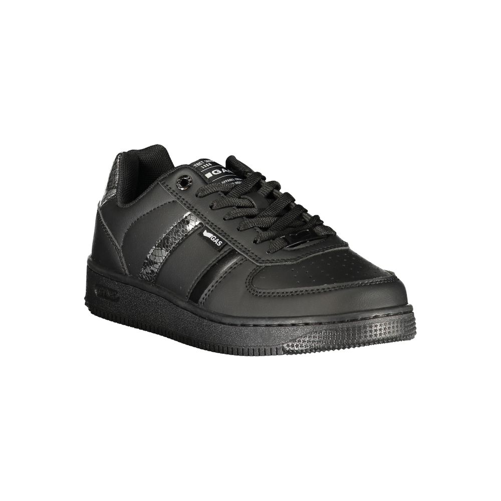Baskets Femme Polyuréthane Noir Gas