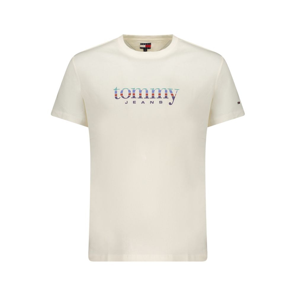 T-shirt Tommy Hilfiger Bianco en coton pour homme